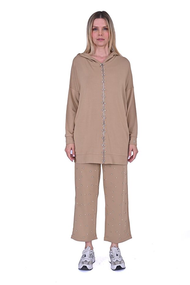 بدلة رياضية مرصعة بالحجارة CAMEL - 2