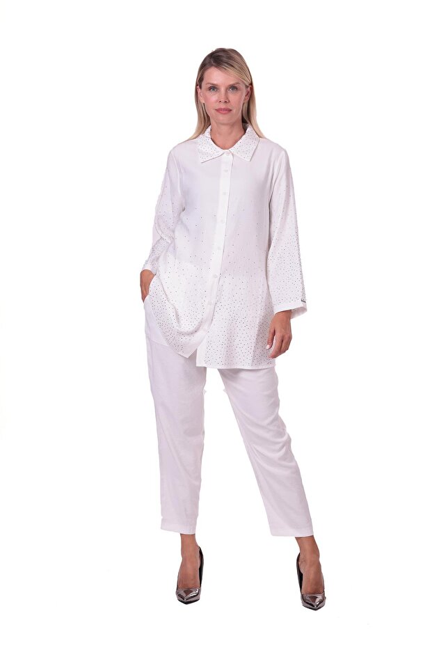 Tensella Gömlek BEYAZ - 1