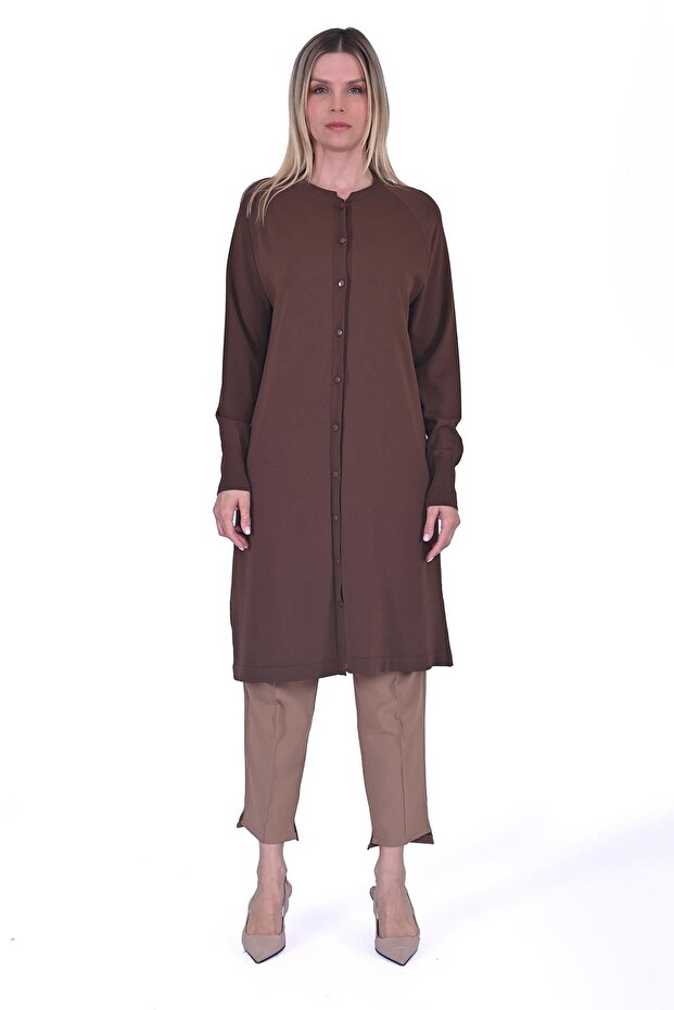 A Triko Hırka BROWNİ - 2