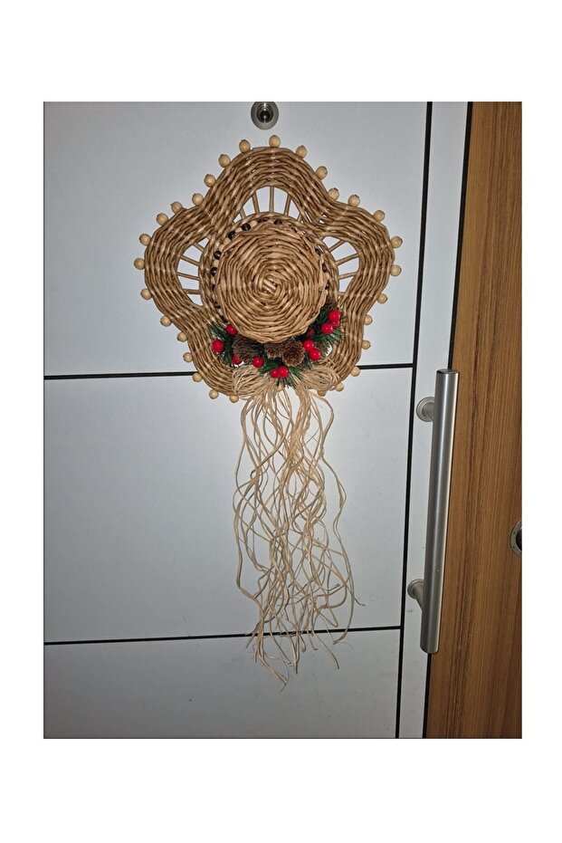 El Emeği Kapı Süsü Hasır 30*12 cm - 2