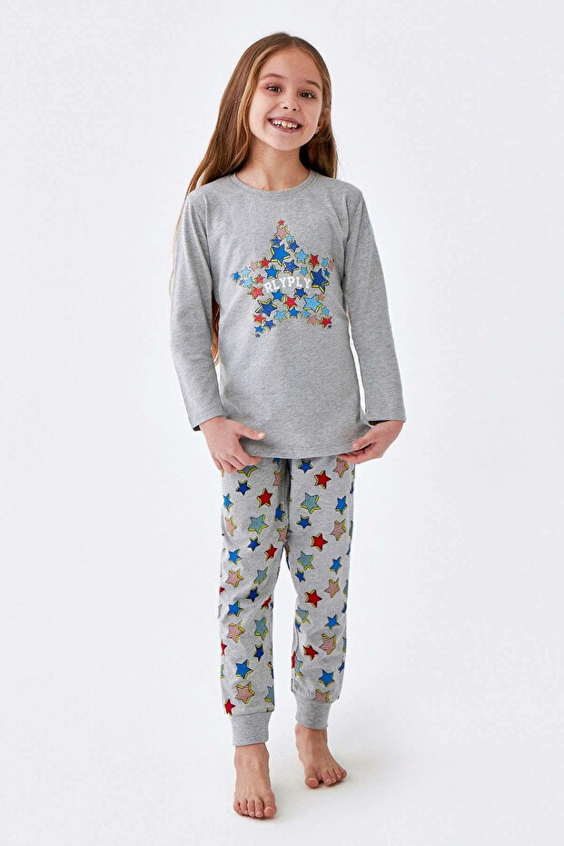 Rolypoly Girl Child Long Sleeve Pajama Set Grimelange
