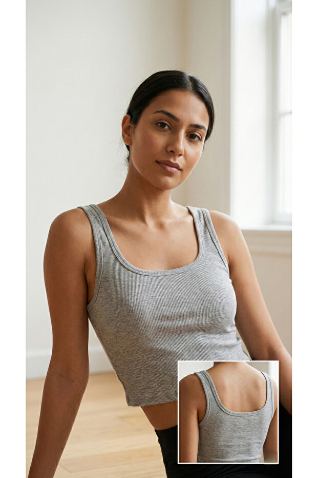 Women's Thick Strap Short Crop Bustier – Pack of 3