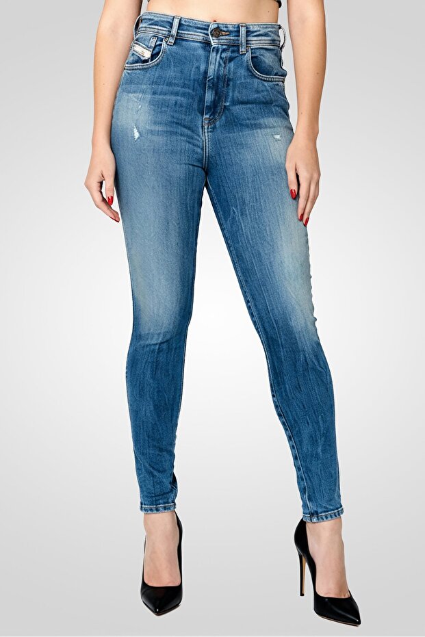 Women Regular Fit Washed Stretchable Denim Jeans, Blue