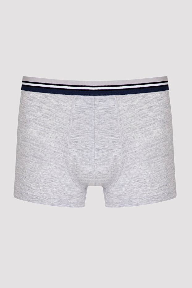 Erkek Pamuklu Basic Same Tape 2li Boxer - 3