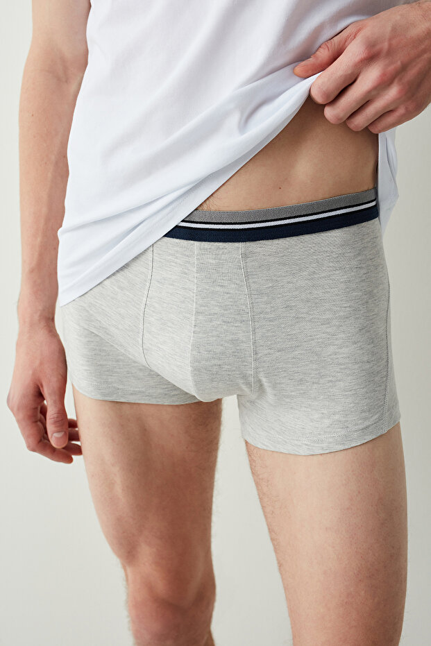 Erkek Pamuklu Mix Basic Same Tape 2li Boxer - 3