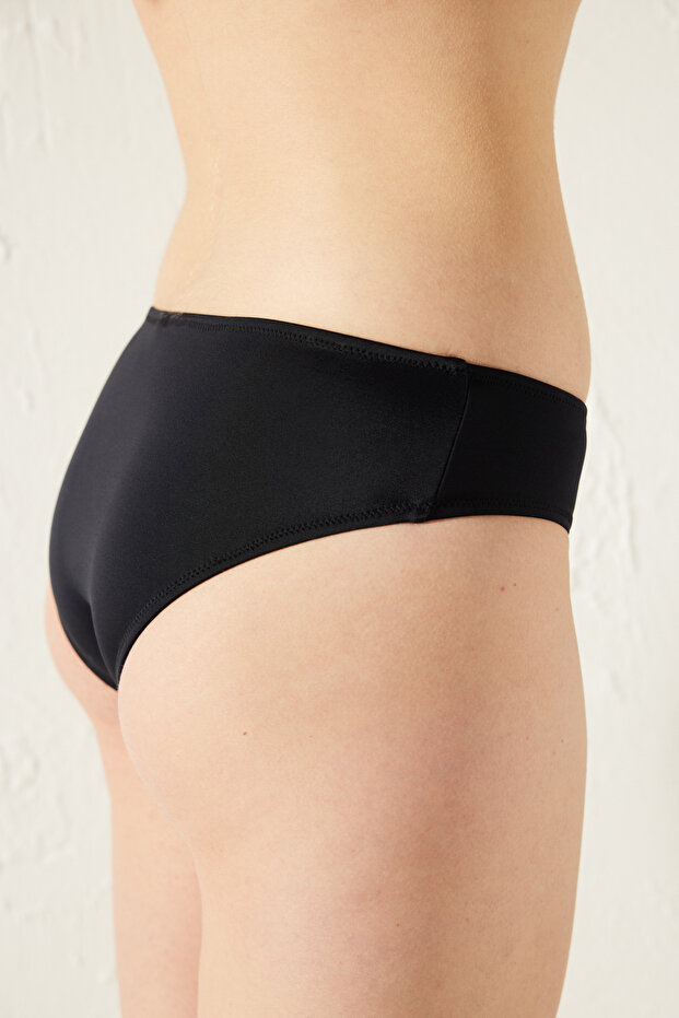 Basic Hipster Siyah Bikini Altı - 3
