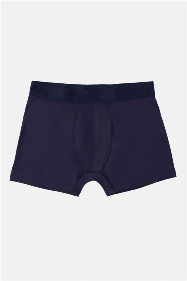 Lacivert Regular Düz Boxer - 1