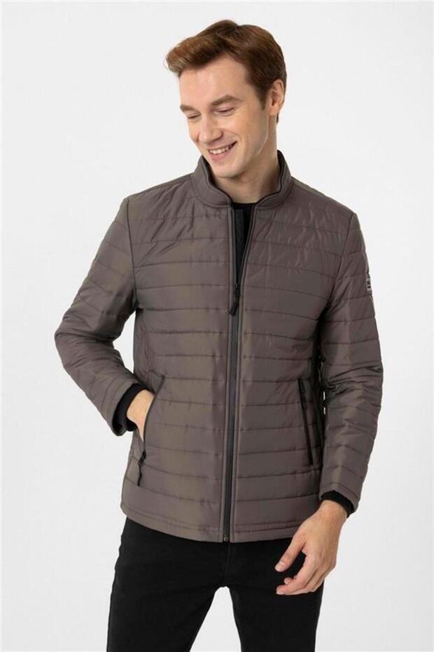 Haki Slim Kapitone Mont - 3