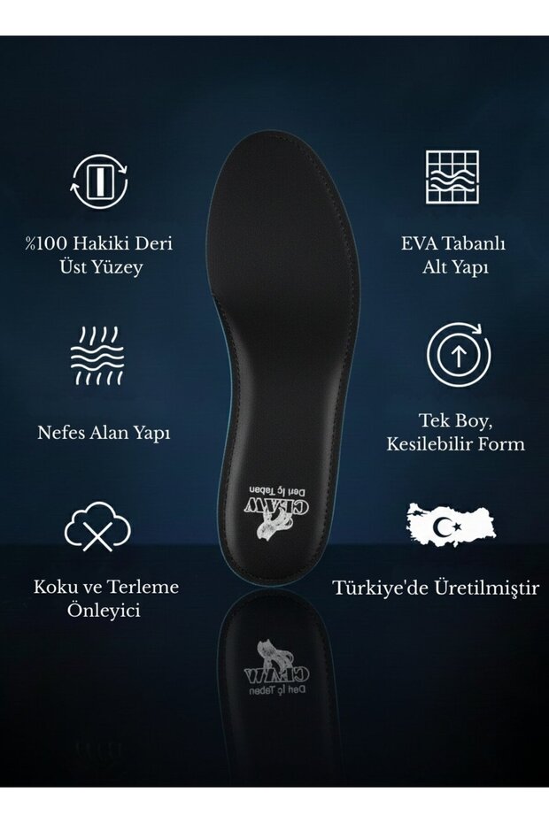 Hakiki Deri Evalı İç Taban - 5