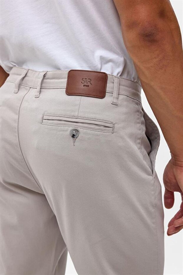 Taş Slim Armürlü Pantolon - 6