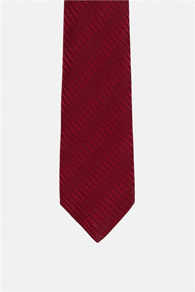 Kırmızı Baskılı Kravat - 2