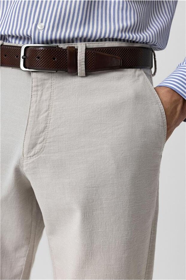 Taş Slim Armürlü Pantolon - 4