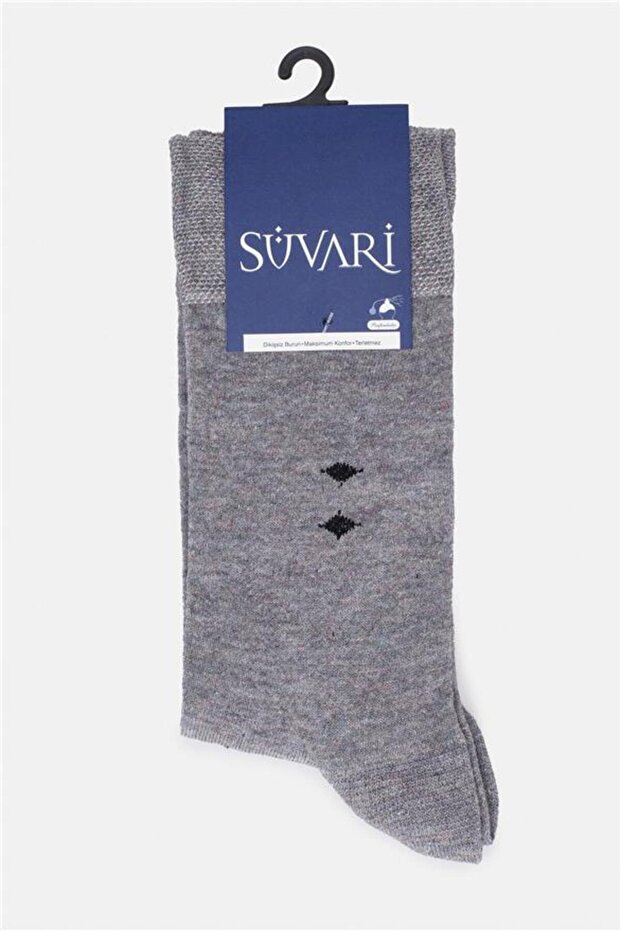 Gri Düz Çorap - 1