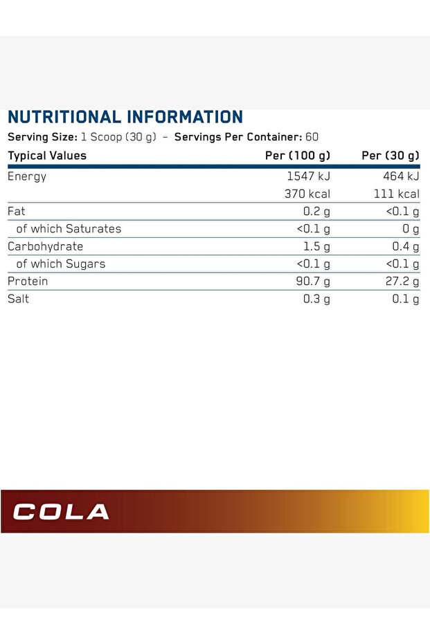بيف إكس بي كلير هيدرولزد بروتين نكهة الكولا Beef-XP Clear Protein 1.8 KG - 4