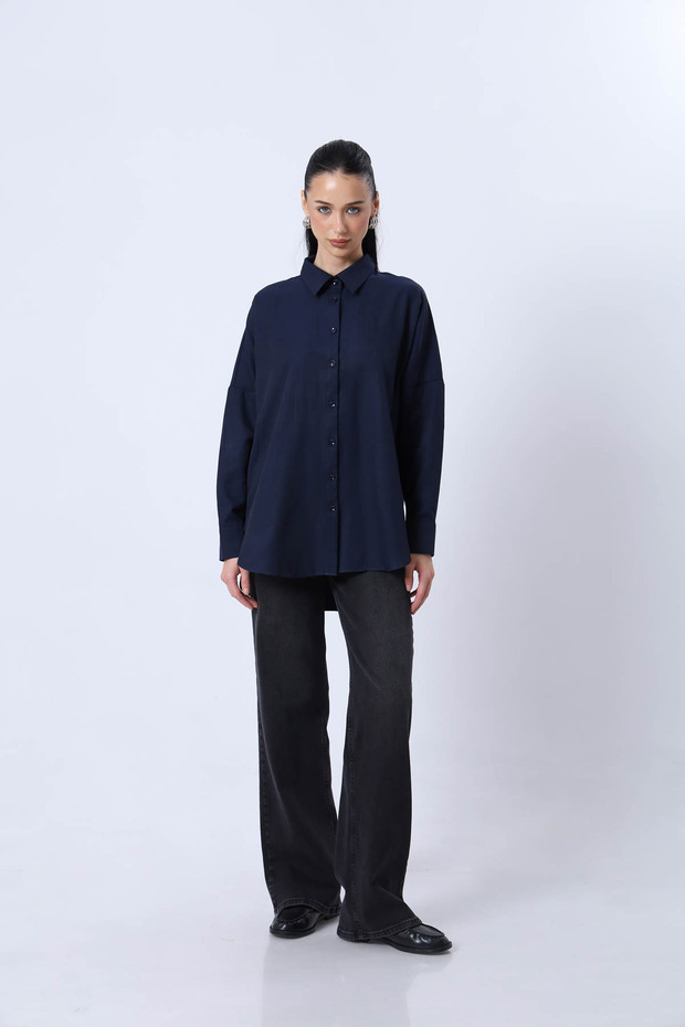 قميص أساسي كبير الحجم - 2