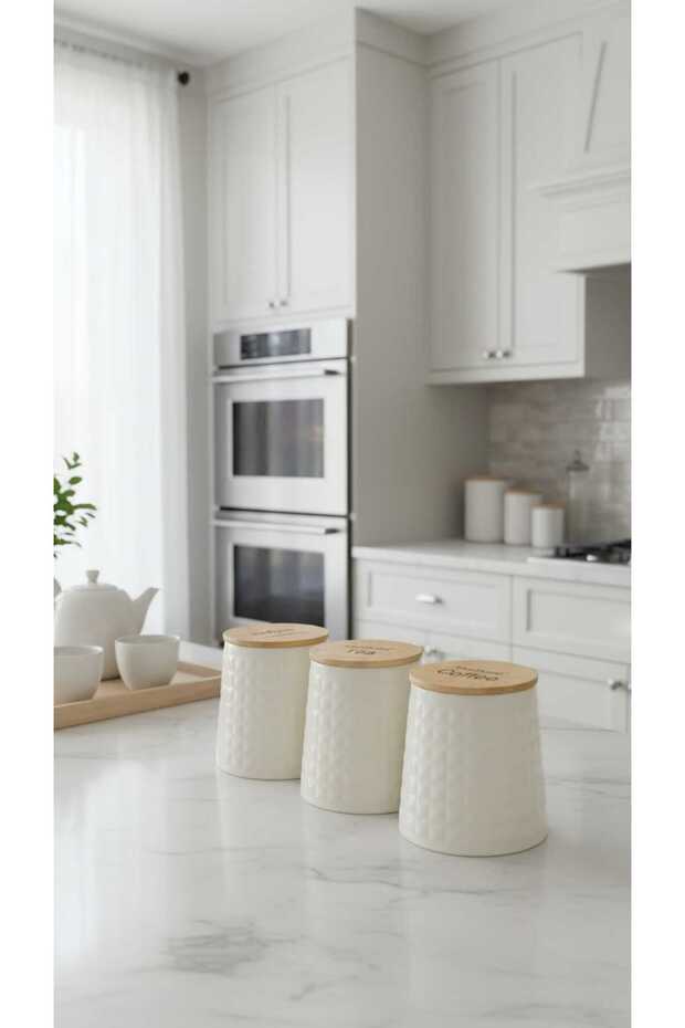 Tea, coffee and sugar storage jars - 2