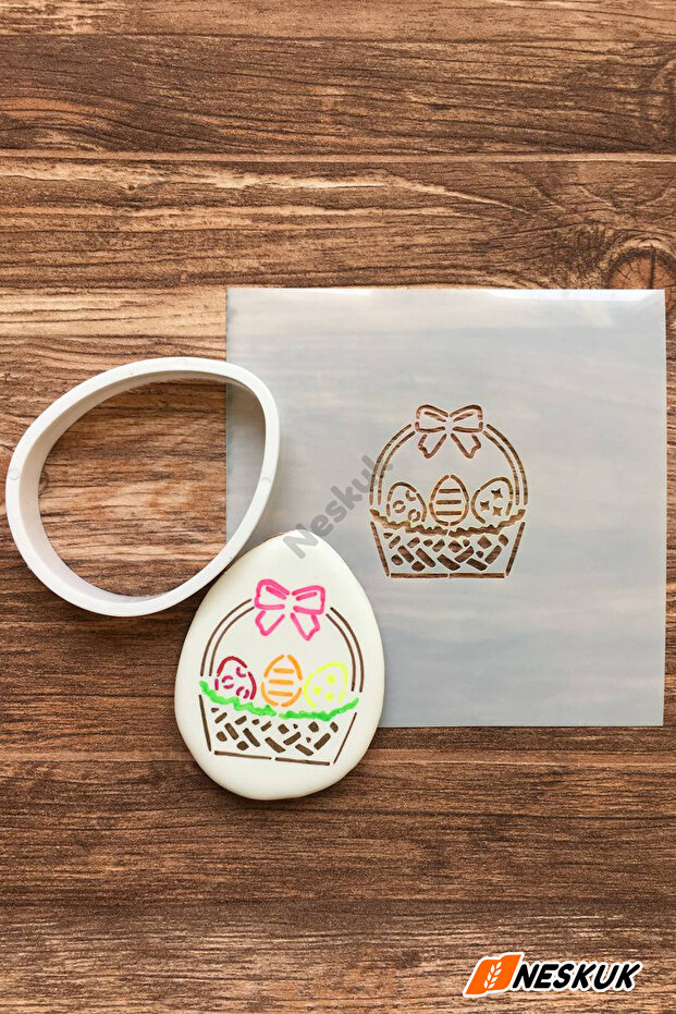 قالب على شكل بيضة ومجموعة قوالب بتصميم عيد الفصح، أداة تزيين لعيد الفصح - 1