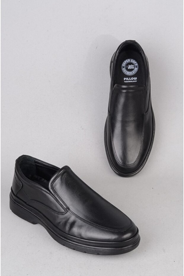 Kmc 5K3247 Dr Jells Comfort Genuine Leather Men's Shoes Black
