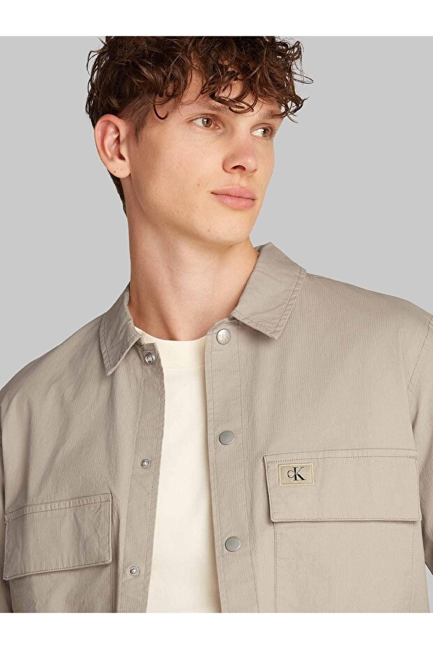 CARGO COTTON RIPSTOP OVERSHIRT - 3