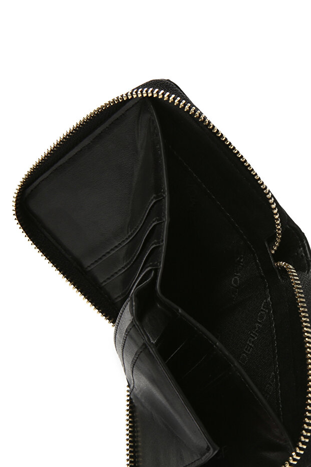 Kadın Siyah Kapitone Cüzdan 000A2D5083KP - 8