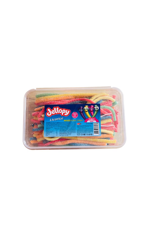 Jellopy Long Box Jelly Beans with Candy 144 Pieces