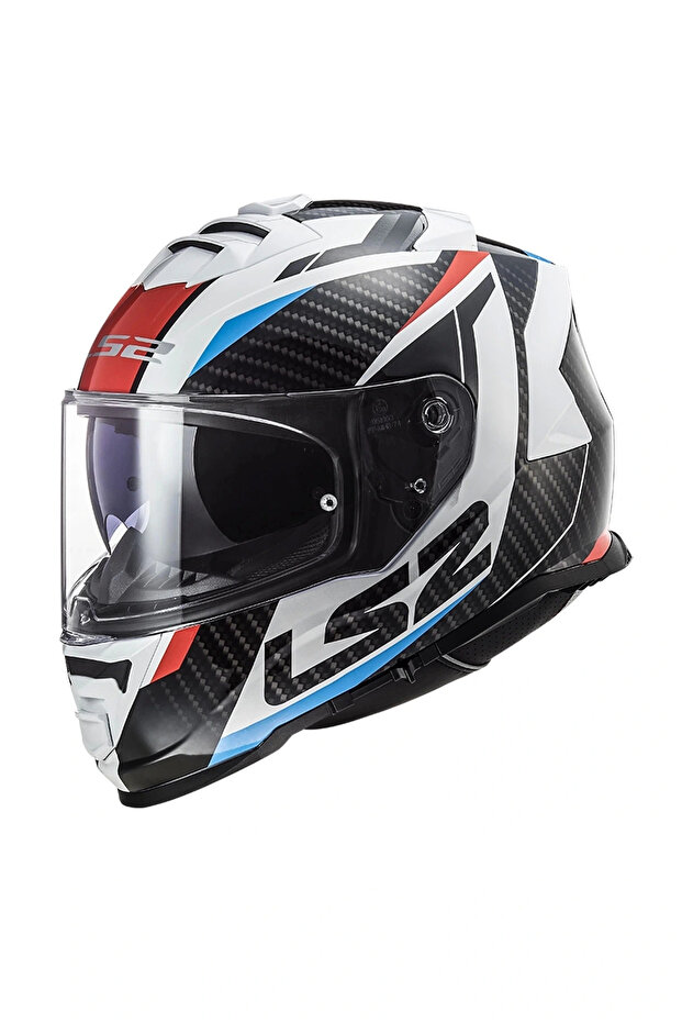 STORM 2 KAPALI KASK RACER MAVİ KIRMIZI - 1