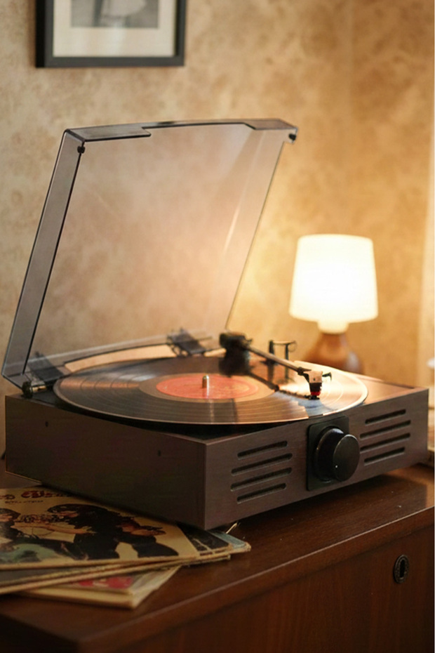 Midex Mtx-106bn Nostaljik Retro Pikap Plak Çalar (BLUETOOTH AUX HOPARLÖRLÜ 3 DEVİR) I?ğne Dahil