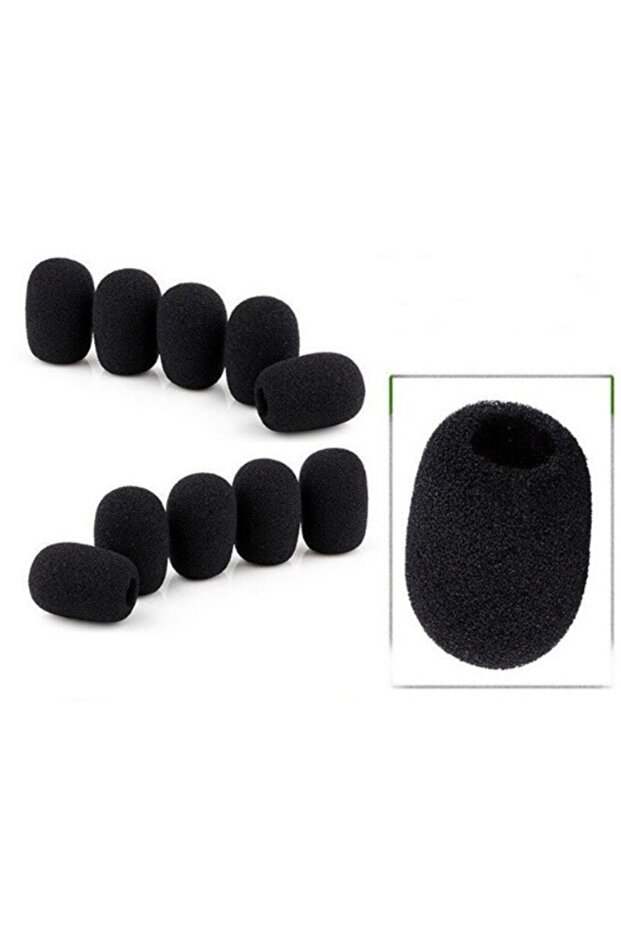 Interphone Intercom Ve Yaka Mikrofonu Için Sünger - 1 Adet - 1