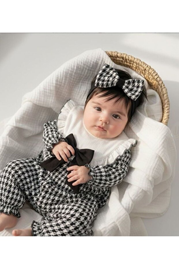 Baby Girl 3-6-9-12 Months Hawkmoor Patterned Jumpsuit, Hospital Release