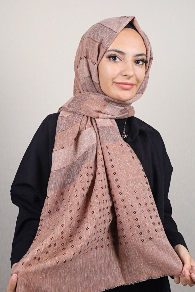 شال مائي منقوش - نمط-01 - لون-05 -96 - 6