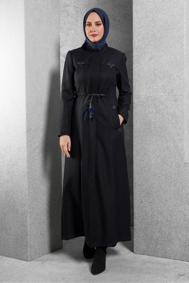Double Colored Pardesü with Belted Laces 1348