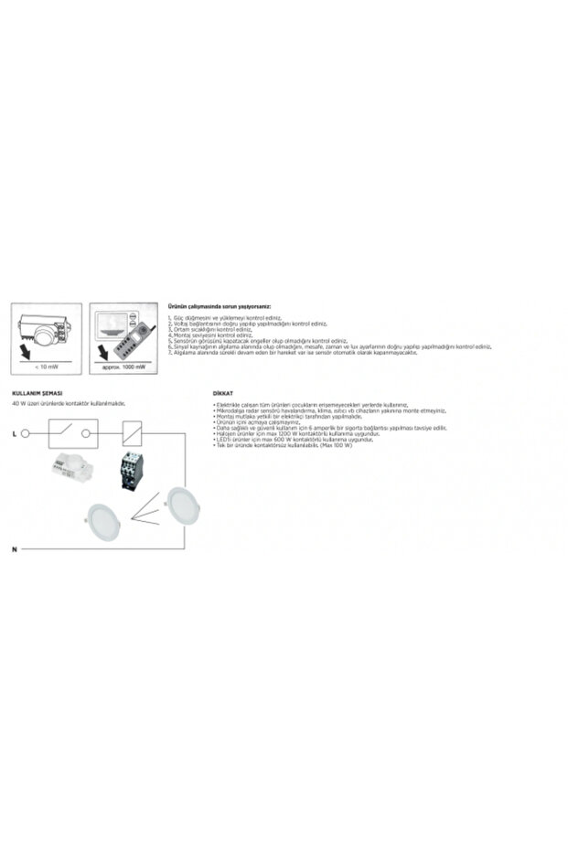 Radar Hareket Sensörü Ct-9185 - 4