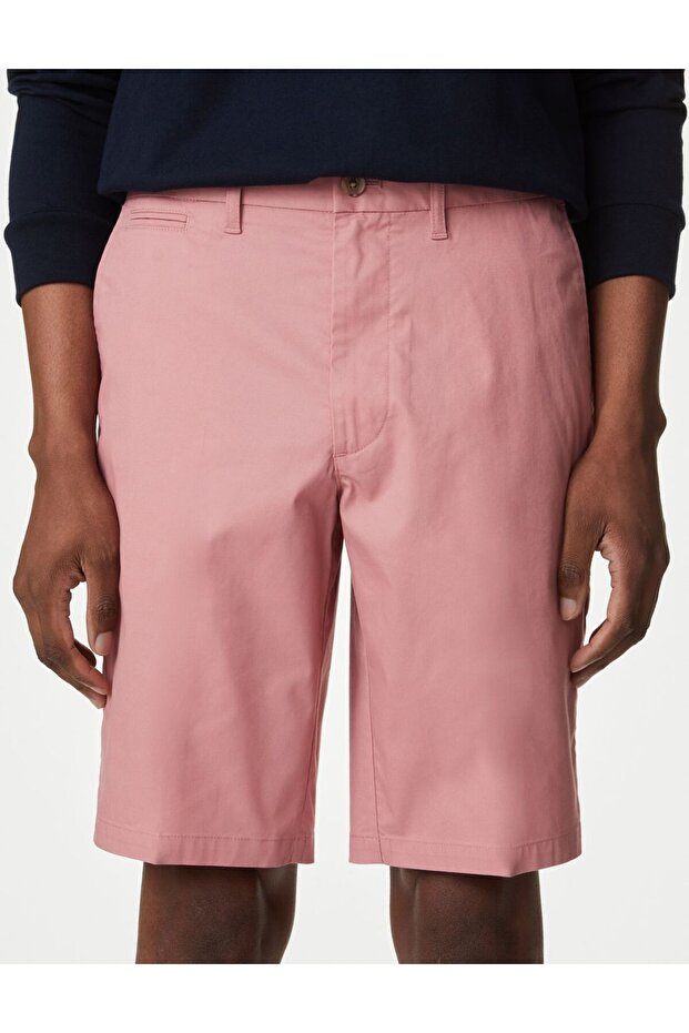 Regular Fit Chino Şort - 6