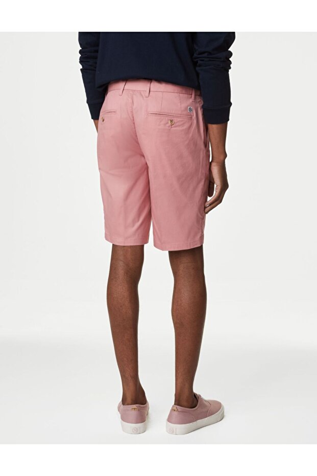 Regular Fit Chino Şort - 4
