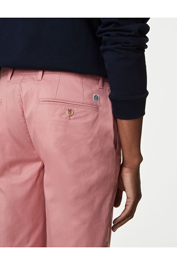 Regular Fit Chino Şort - 3