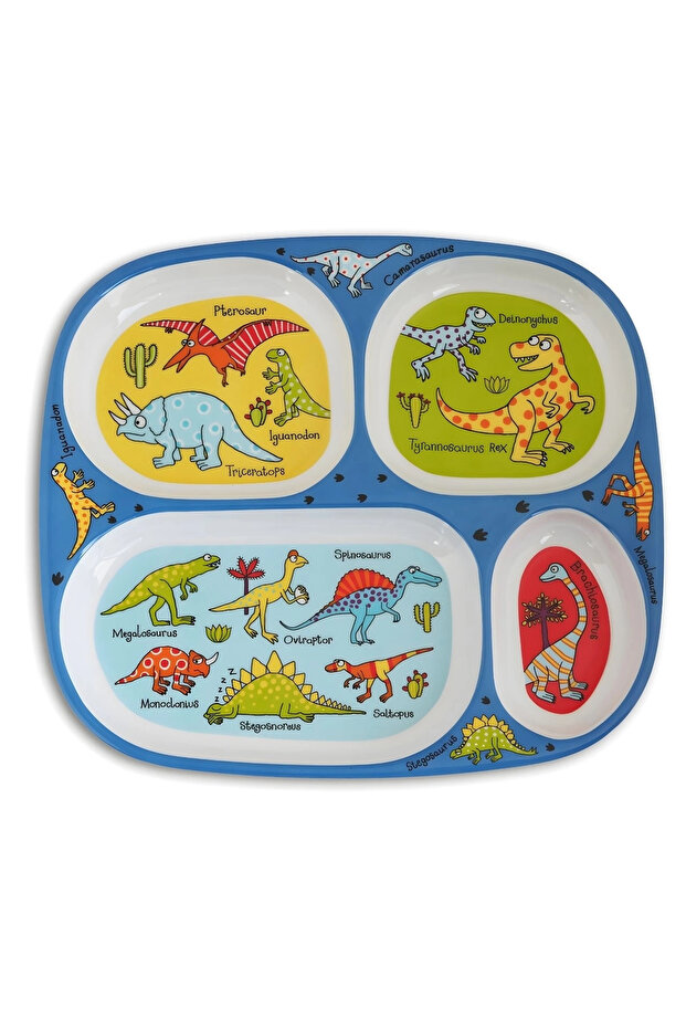 Mini Compartment Plate Dino for Babies