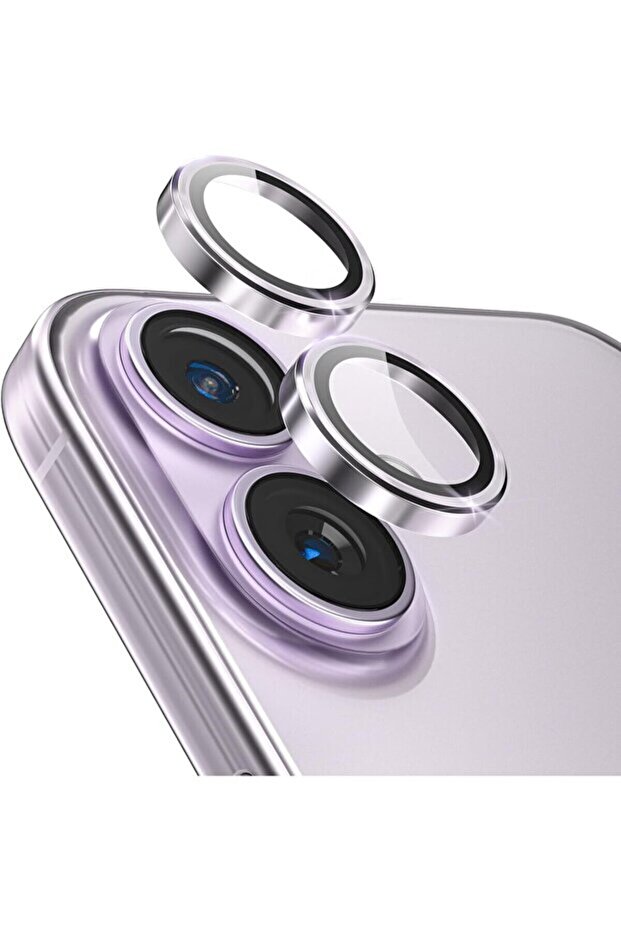واقي عدسة الكاميرا المتوافق مع هاتف iPhone 17، زجاج مقسى - لافندر