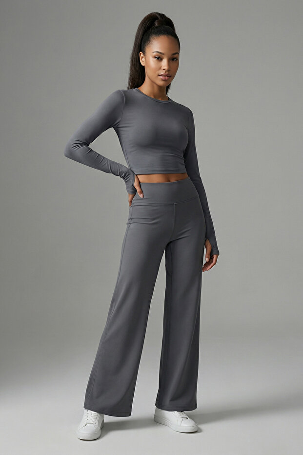 Every Form İspanyol Paça Tayt - 2