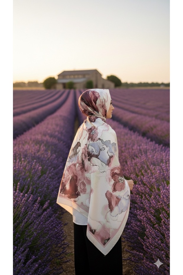 Desenli Pamuklu Soft Şal - 2