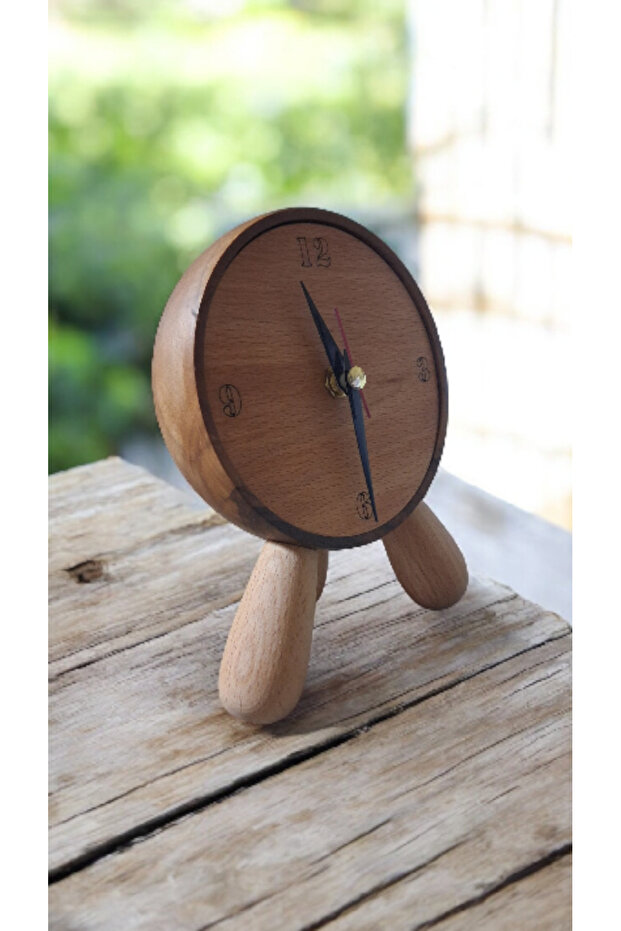 ahşap saat - 4