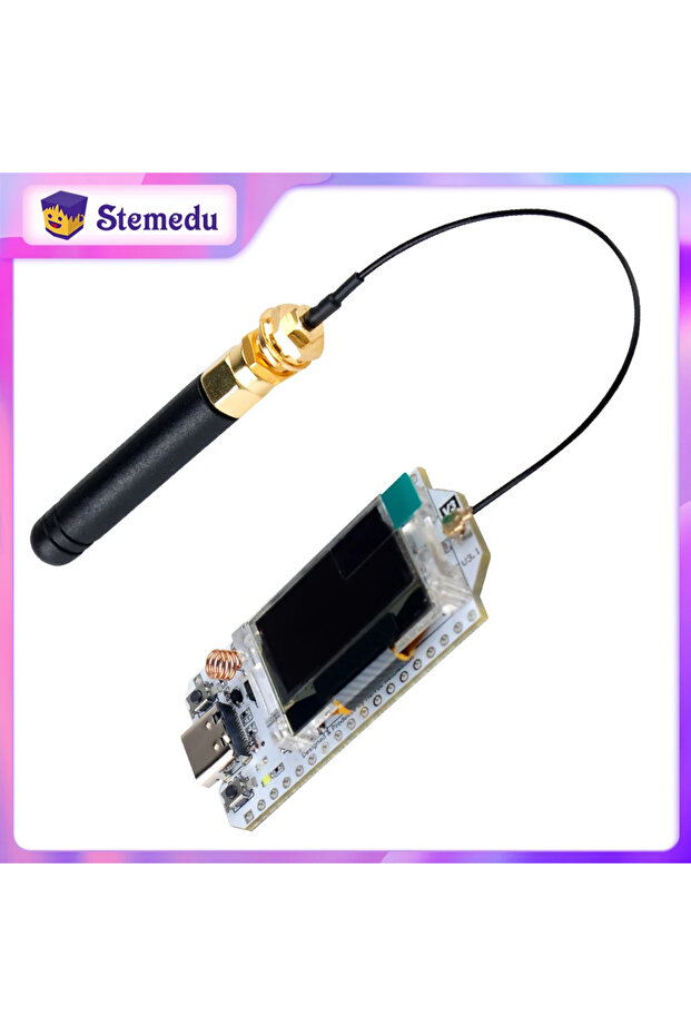 868MHz 1PCS 1PCS Heltec LoRa32 V3 868MHz 915MHz Development Board SX1262 0.96 Inch OLED Display BT+W