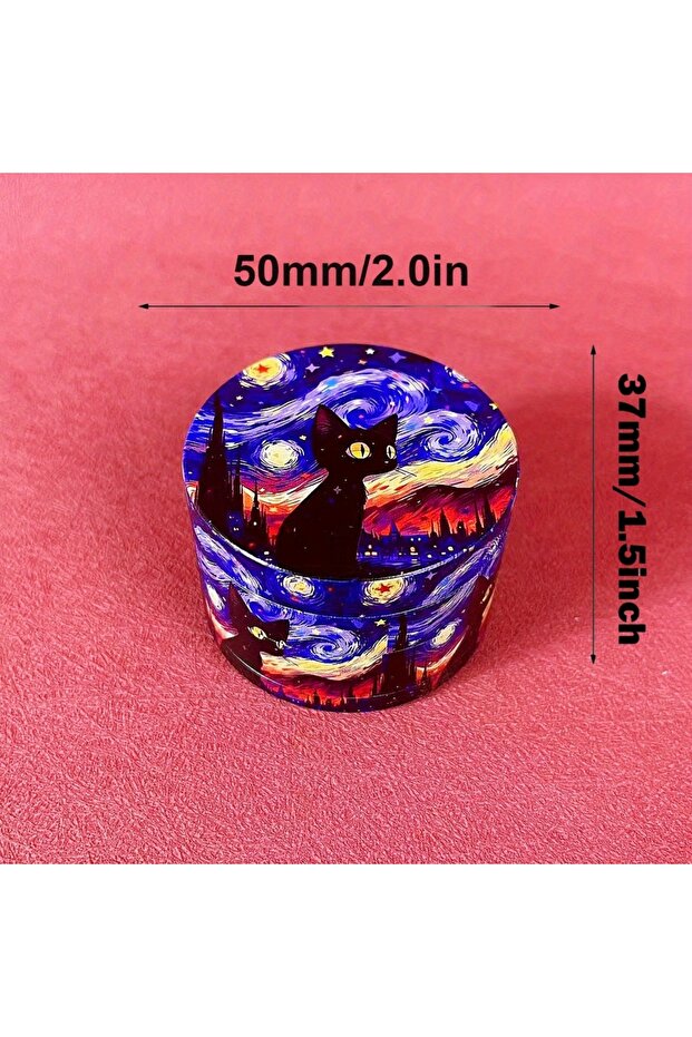 2inch-50mm 2inch Cat Herb Grinder Pepper Mill Cutter Salt Crusher Manual Mortar Tobacco Grass Grinde