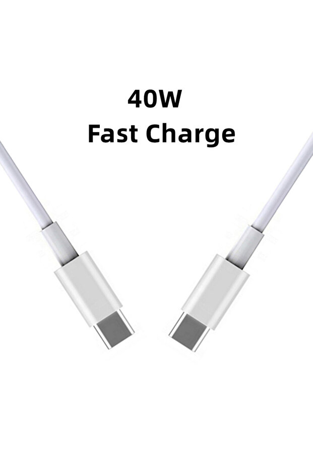 3m WHITE 0.25m 1m 1.5m 2m 3m 40W USB-C Fast Charge PD Cable For iPhone 15 16 Pro Max 17 Air iPad 10