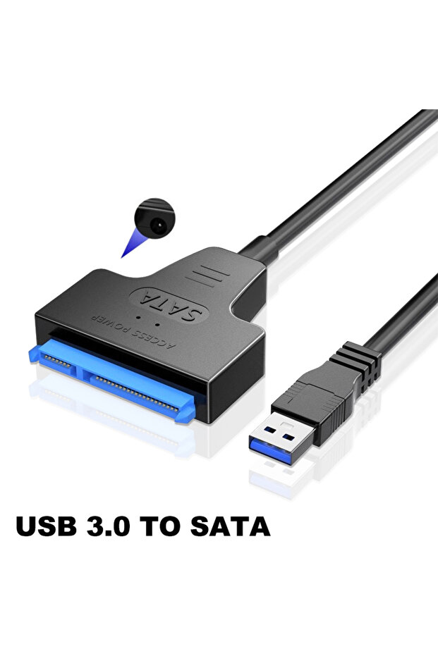 كابل USB 3.0 إلى SATA، محول USB نوع C إلى SATA III للأقراص الصلبة، محول خارجي 2.5 بوصة للأقراص الصلبة والـ SSD