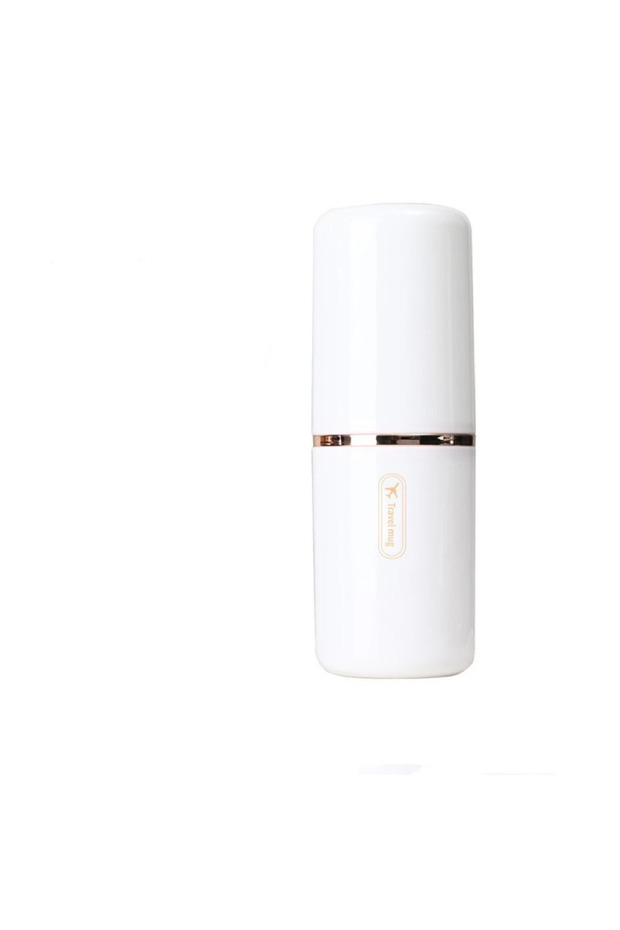 WHITE Travel Portable Toothbrush Cup Bathroom Toothpaste Holder Storage Case Box Organizer Travel To