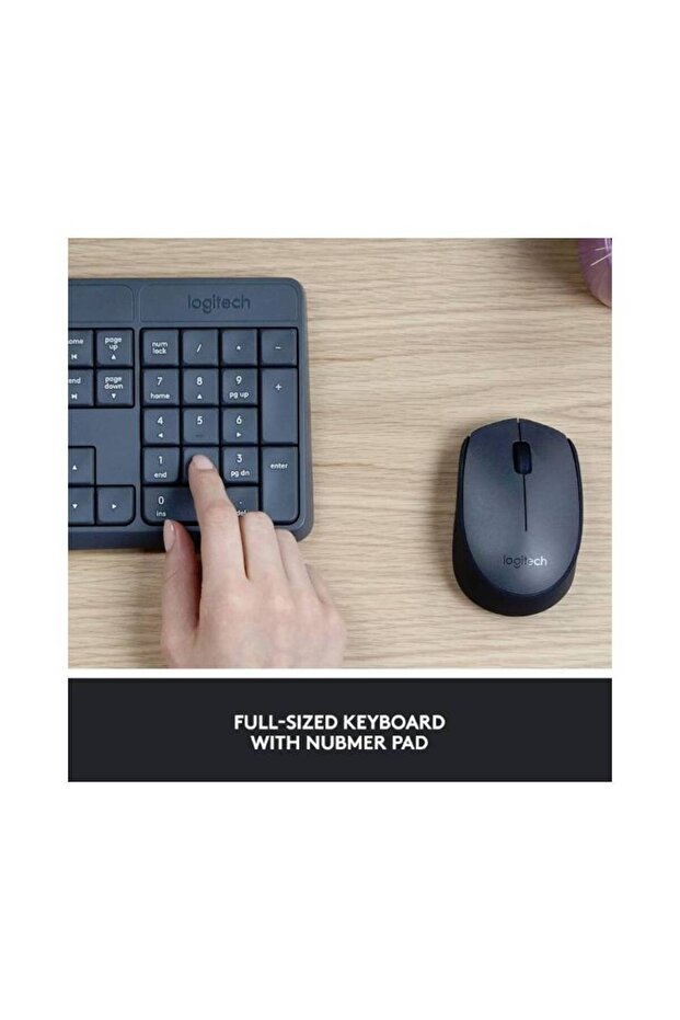 مجموعة لوحة المفاتيح والماوس اللاسلكية MK235 - 3