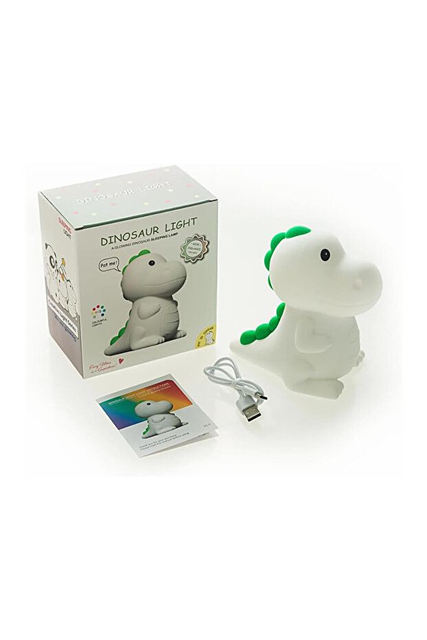 Sevimli Dinazor Şarjlı Gece Lambası - 2