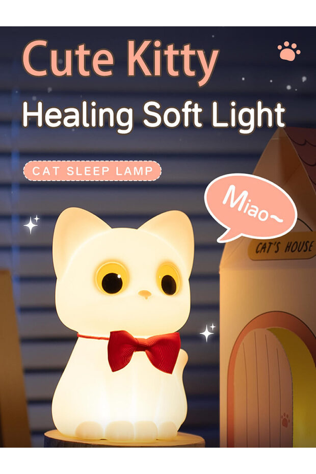 Cute Cat Night Light