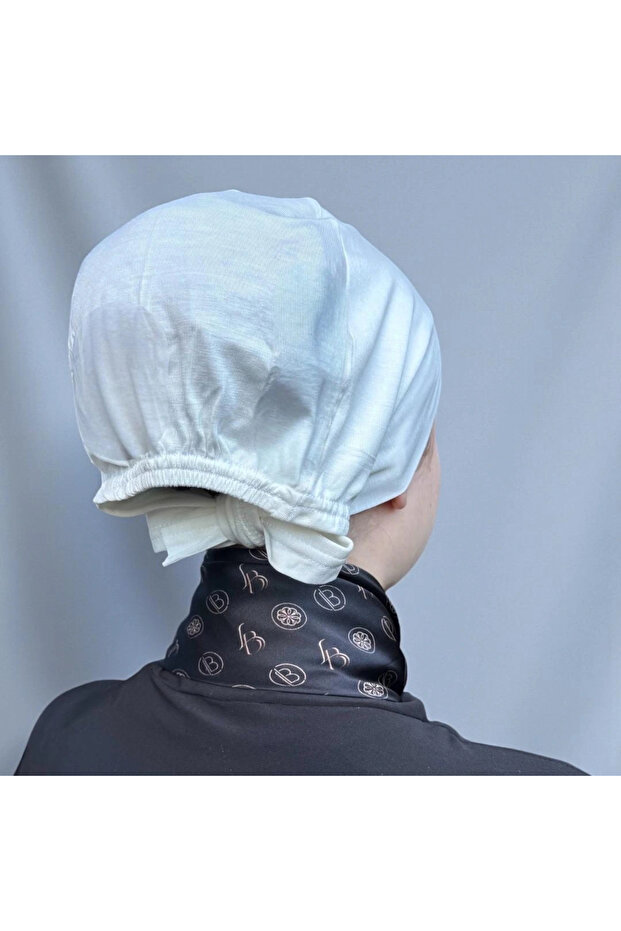 غطاء رأس مربوط بدون خياطة - 5
