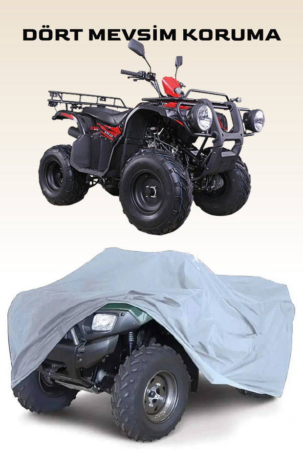 Gri Kanuni 150 Atv Atv Tarpaulin, Waterproof, Anti-Dirt and Mud Tarpaulin